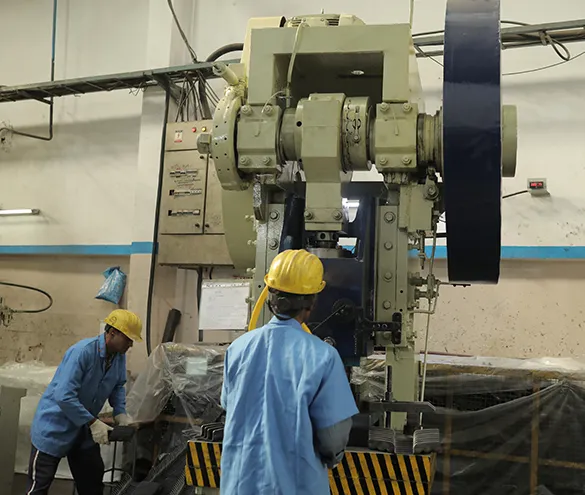 Sheet metal stamping press shop supplying automotive assembly components