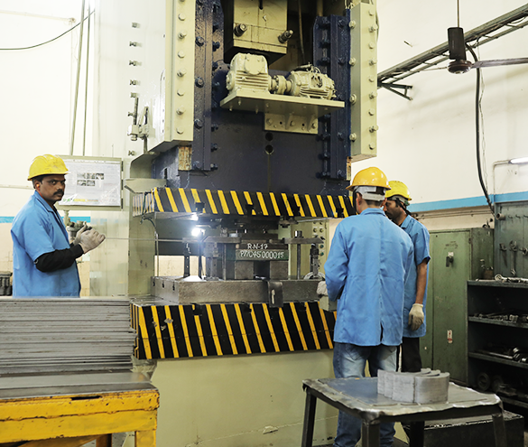 Press shop producing pressed tractor parts for agricultural equipment OEMs