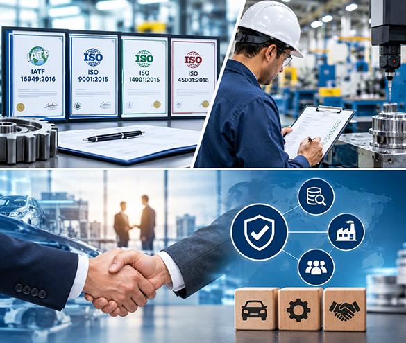 Quality certifications and OEM supplier verification