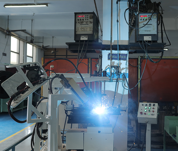 Robotic welding of automotive sub-assembly components