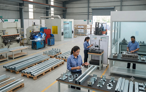 Solar mounting structure manufacturing with Indian engineers