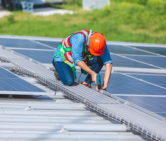 Solar panel parts applications: rooftop, ground-mount and utility-scale installations