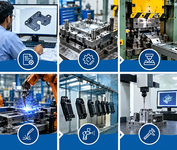surface treatment and CMM inspection