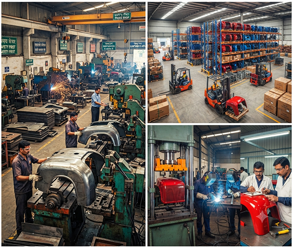 Tractor sheet metal manufacturing and automotive supply chain